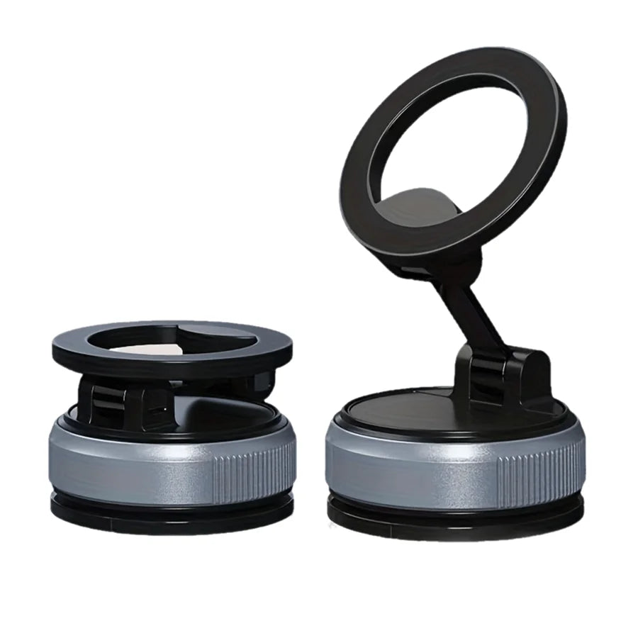 Vacuum magnetic phone holder