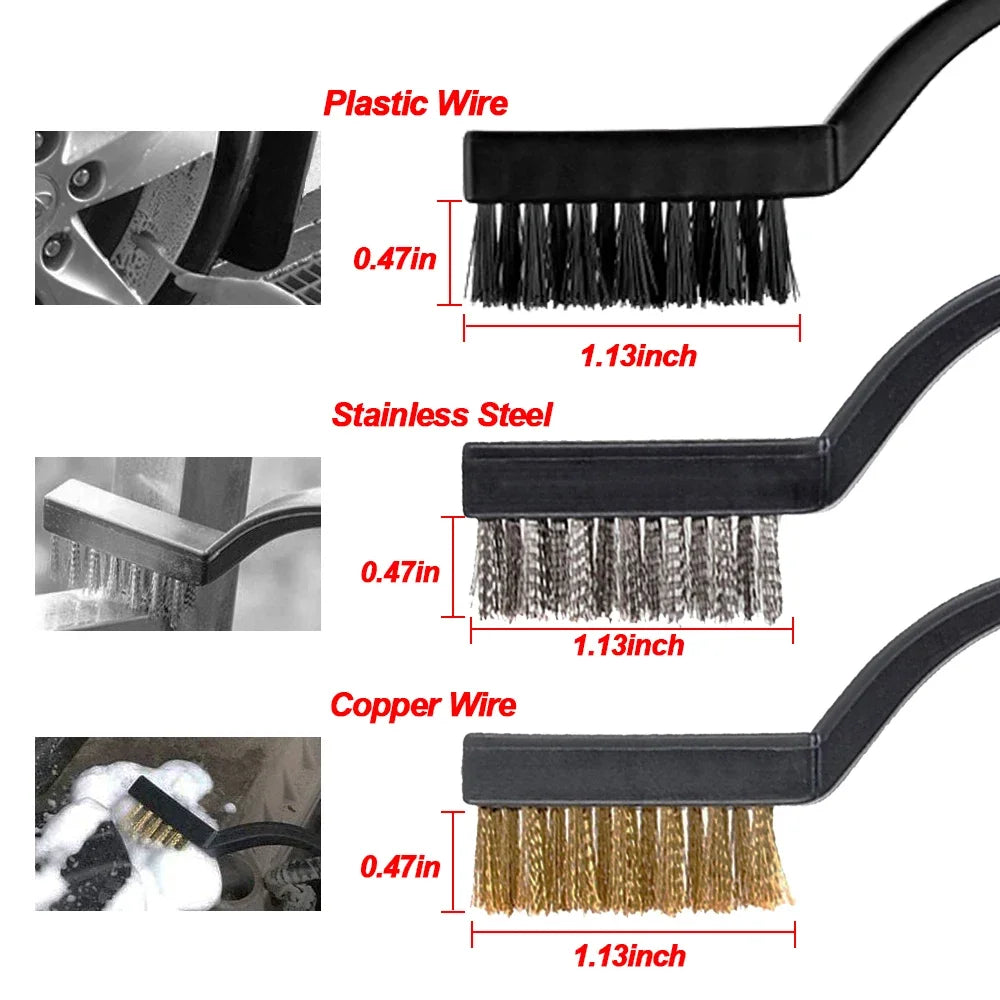 Car Detailing Brush Kit