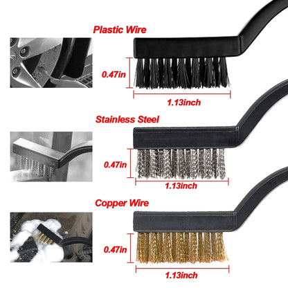 Car Detailing Brush Kit